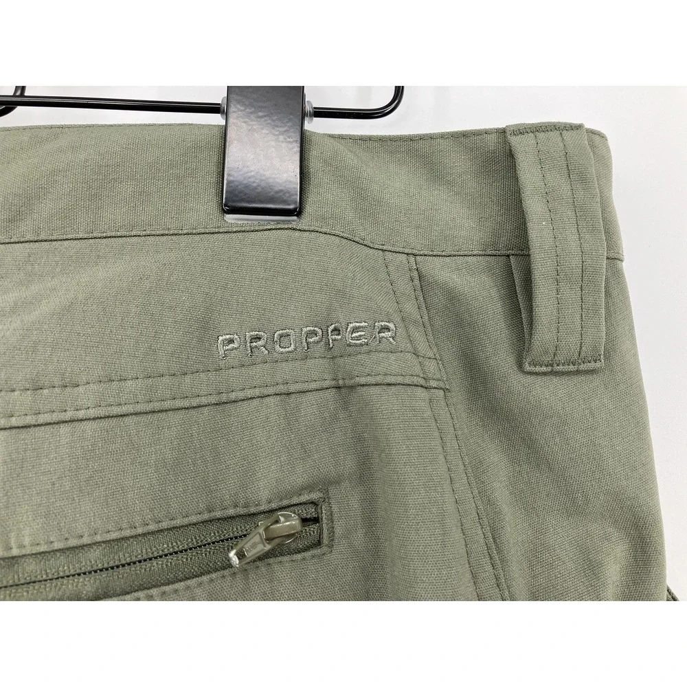 Propper Pants Mens 42x32 Green Tactical Stretch Outdoor Hike Work Nylon Uniform‎